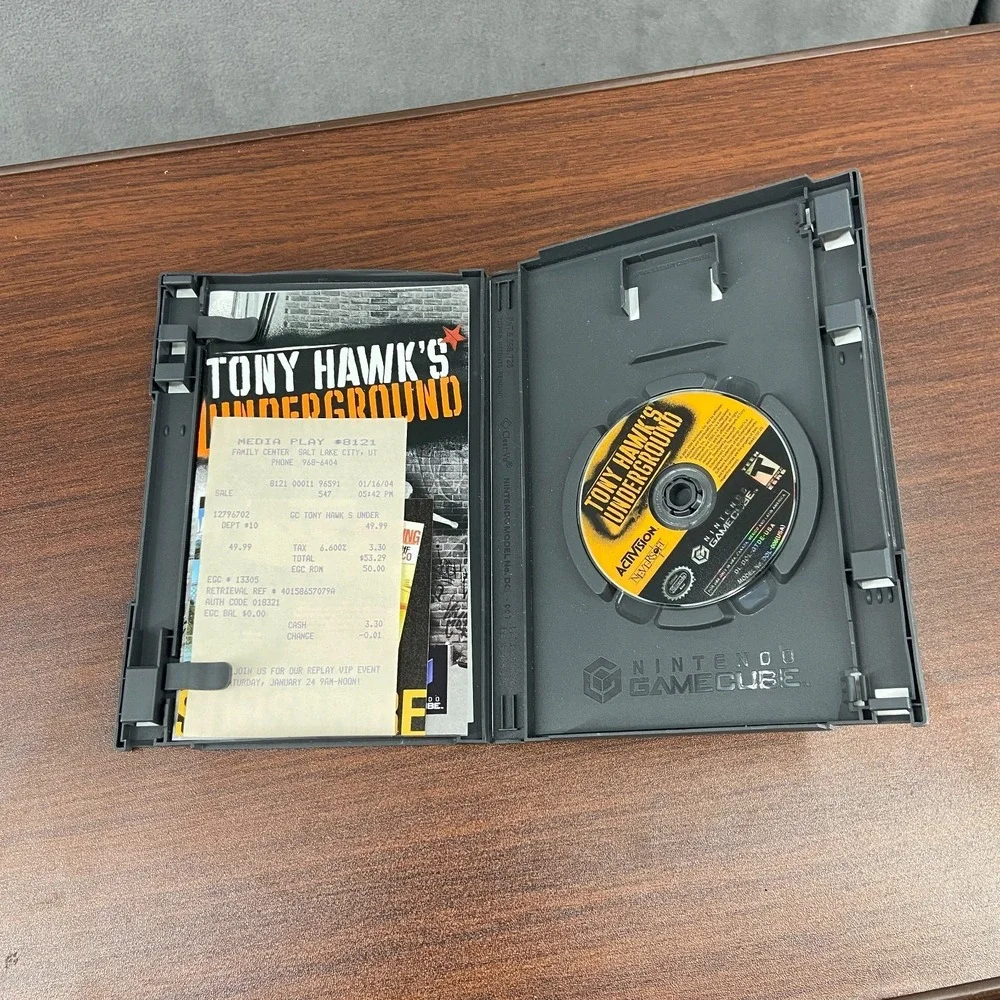 Tony Hawk's Underground 2003 Nintendo GameCube Skateboarding Video Game - CIB